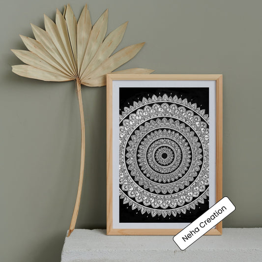 Step-by-Step Guidance to Transforming a Handmade Mandala into a Product