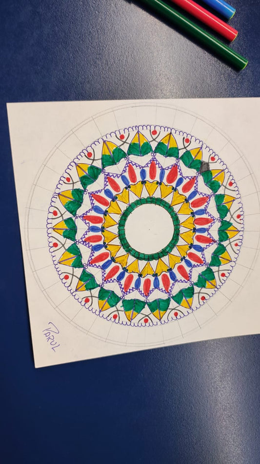 Mandala Art for Innovative Thinking at the Workspace