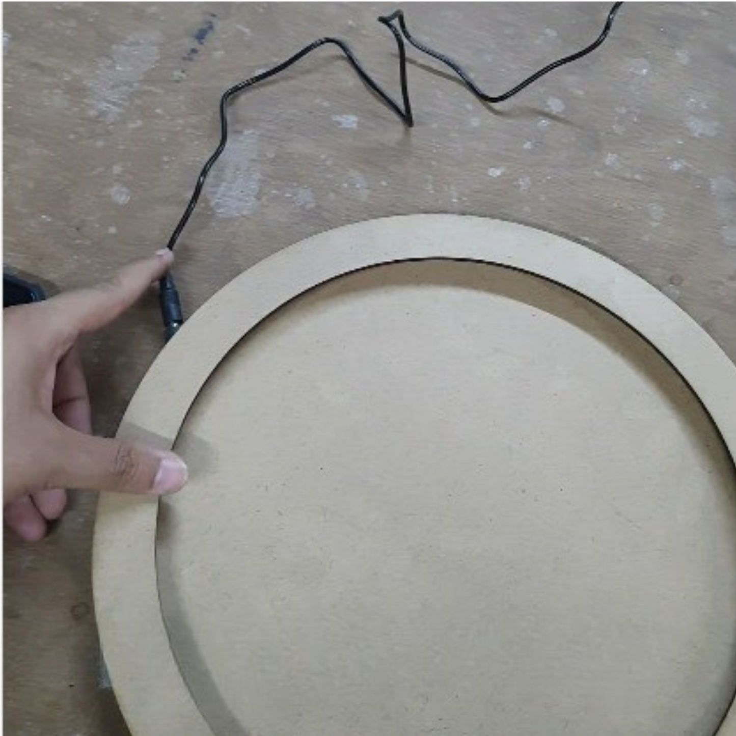 led mdf circle