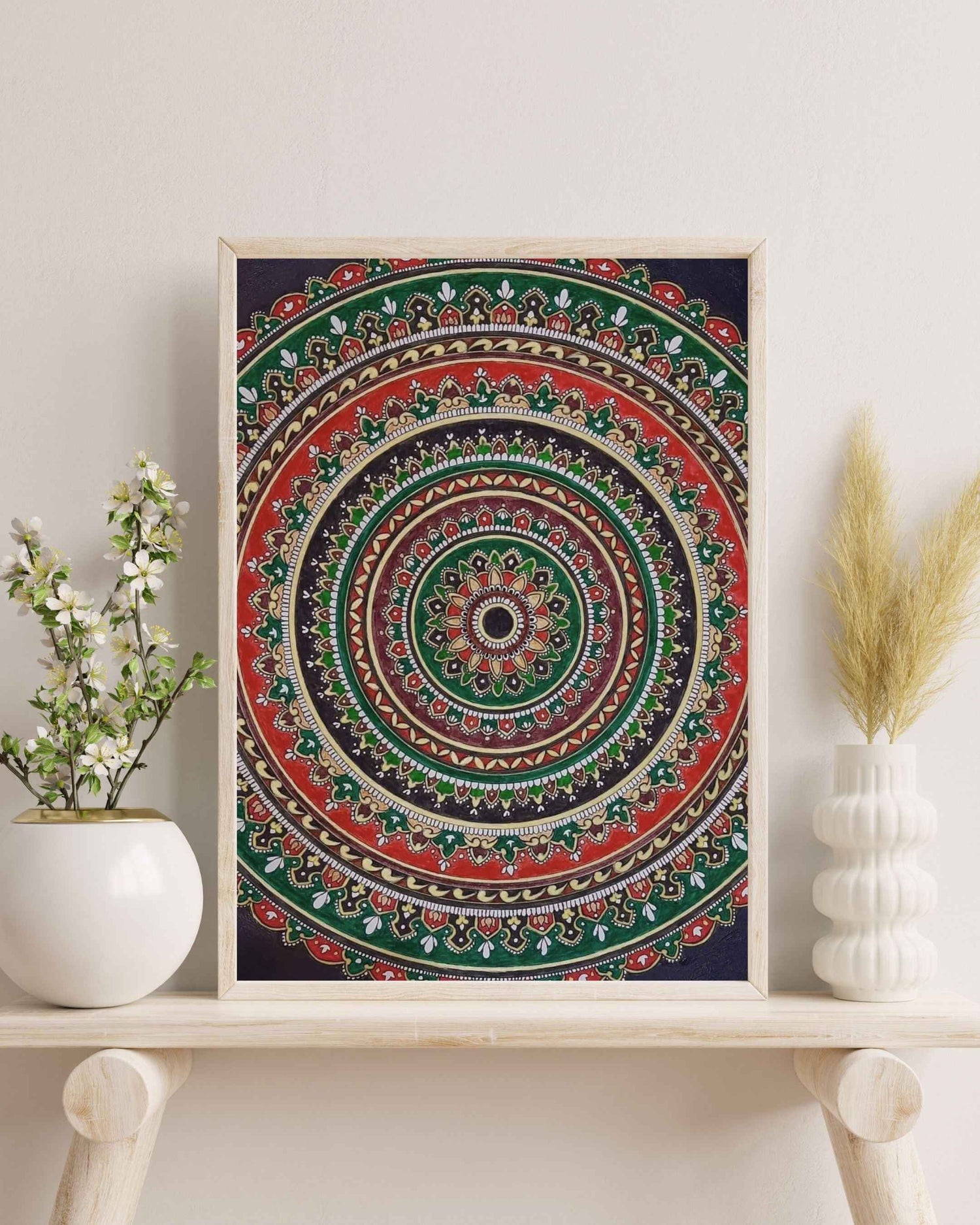 Big Ornate Mandala Painting