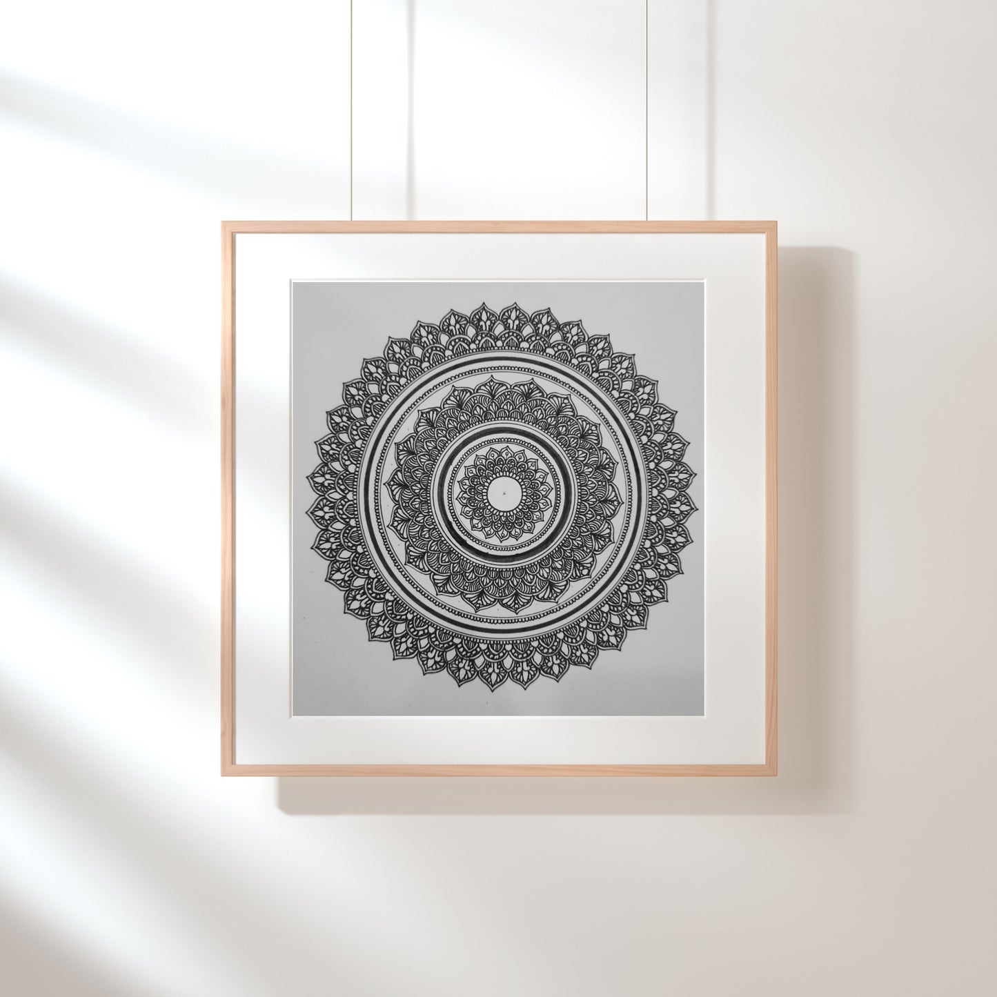 Black Intricacy mandala