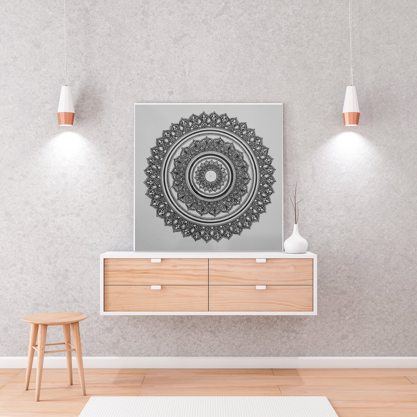 Black Intricacy mandala