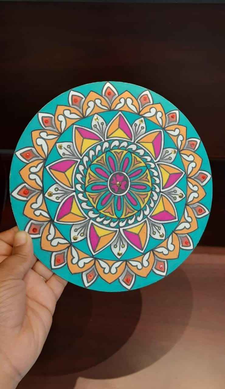 Mandala MDF Base for DIY