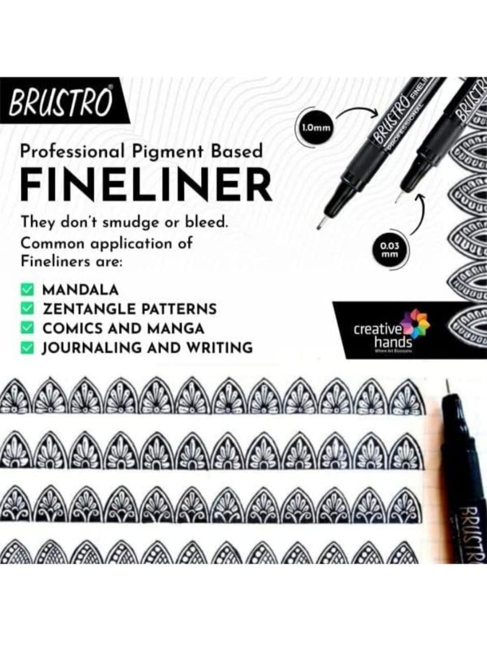 Brustro Pen 0.5 and 0.8