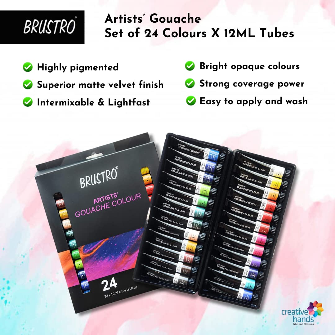 Gouache Color set of 24