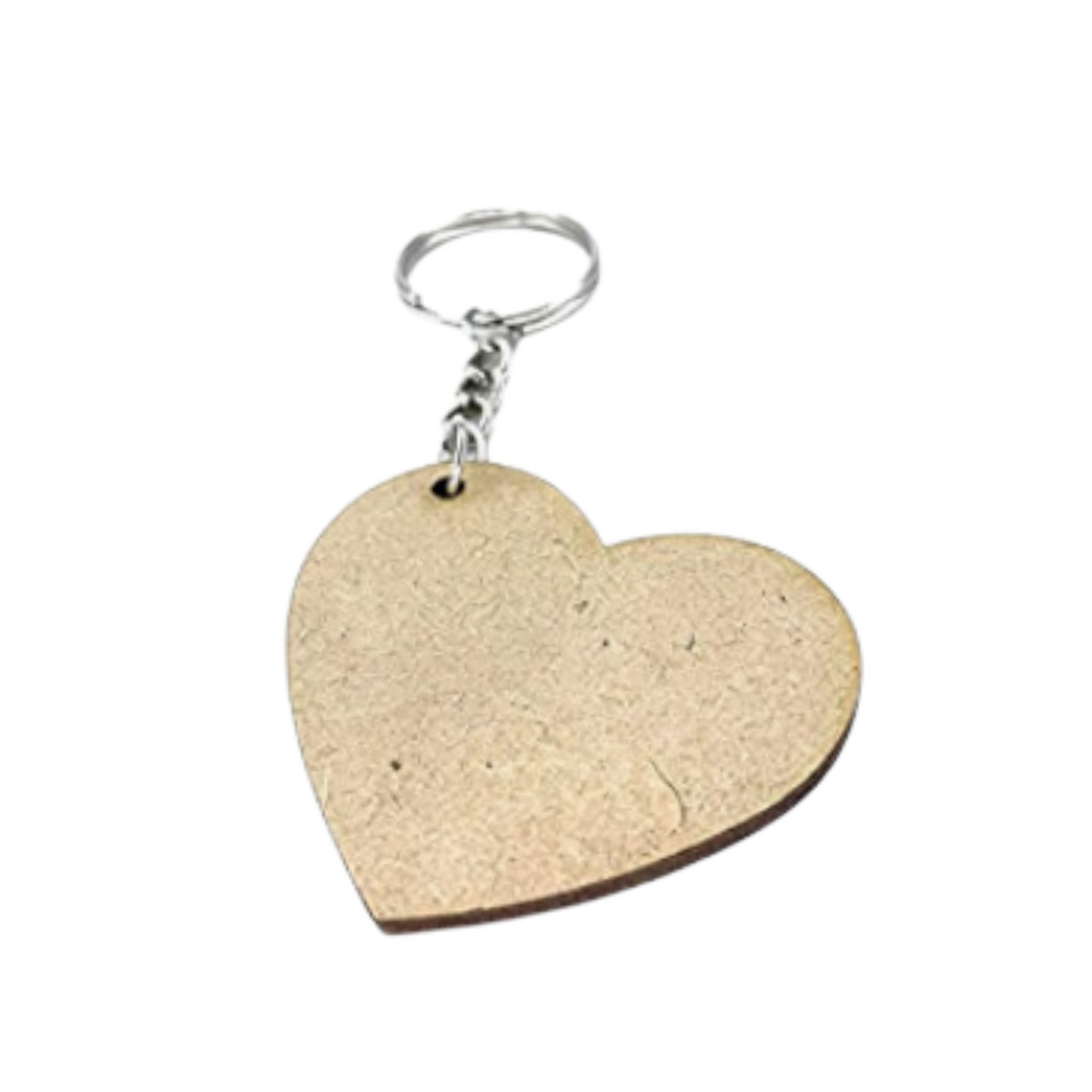 MDF DIY Heart Keychain