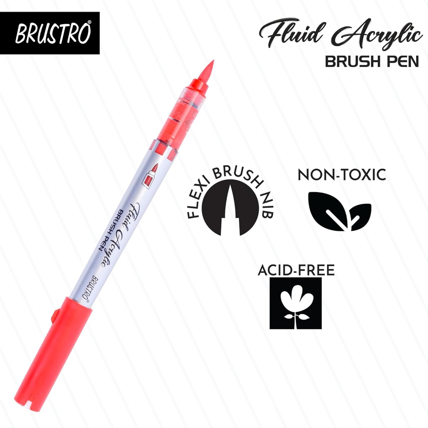 Fluid Acrylic Brush Pen | Set of 14 - Neha Creation: Mandala All-in-one Store