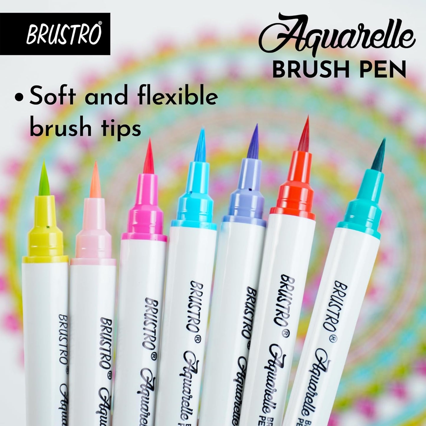 Aquarelle Brush Pen Set of 24 - Neha Creation: Mandala All-in-one Store
