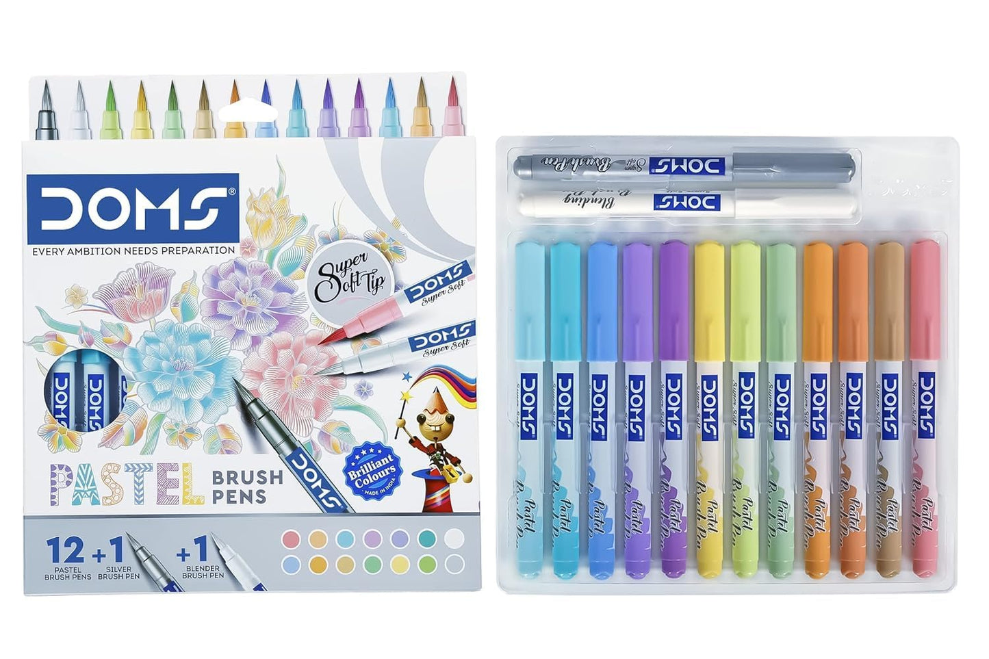 Super Soft Tip Pastel Shades Brush Pen Set