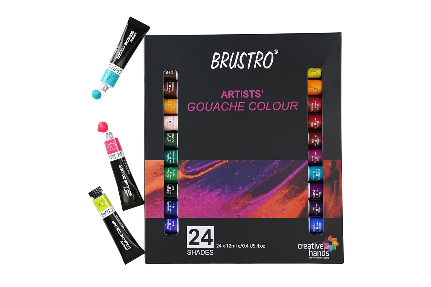 Gouache Color set of 24