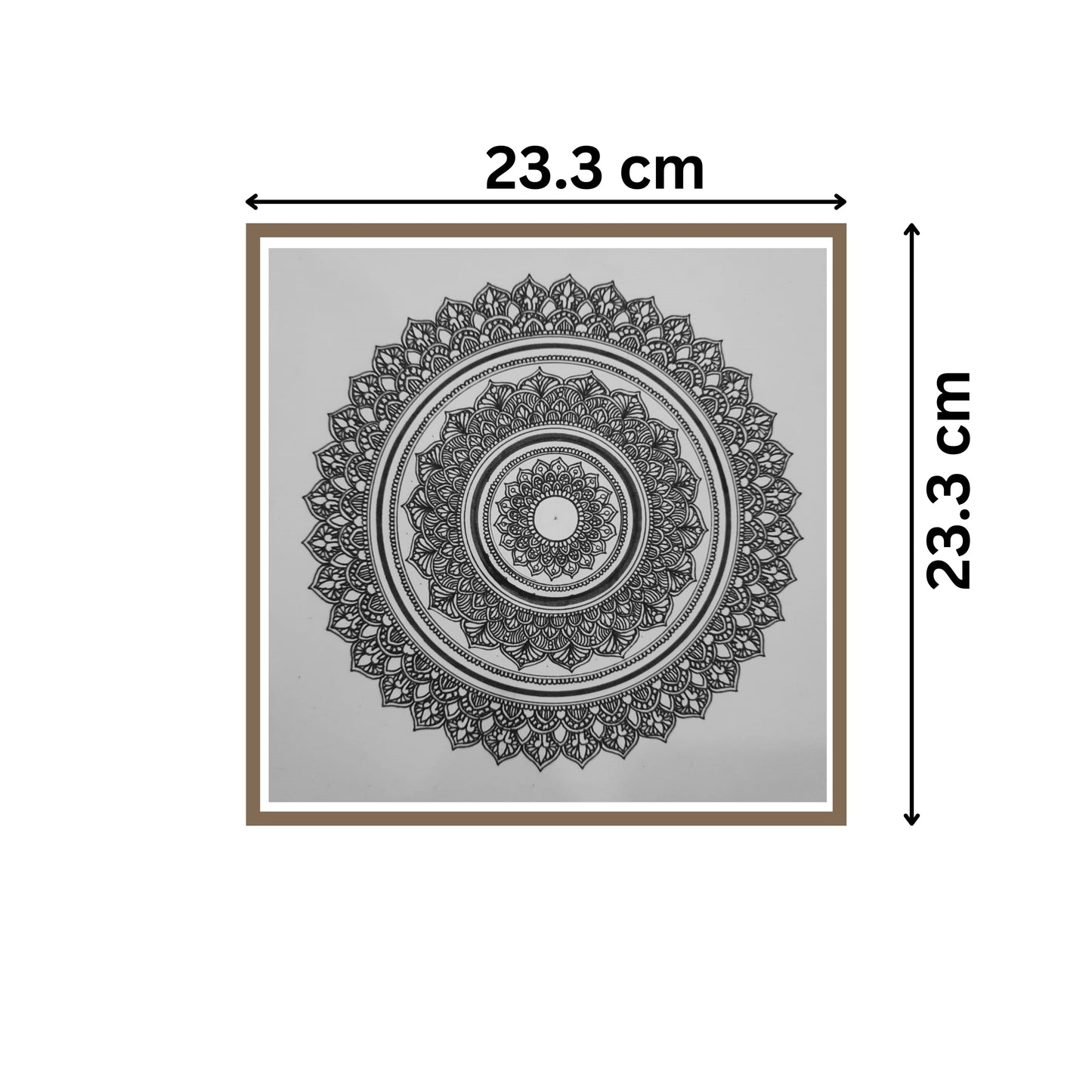 Black Intricacy mandala