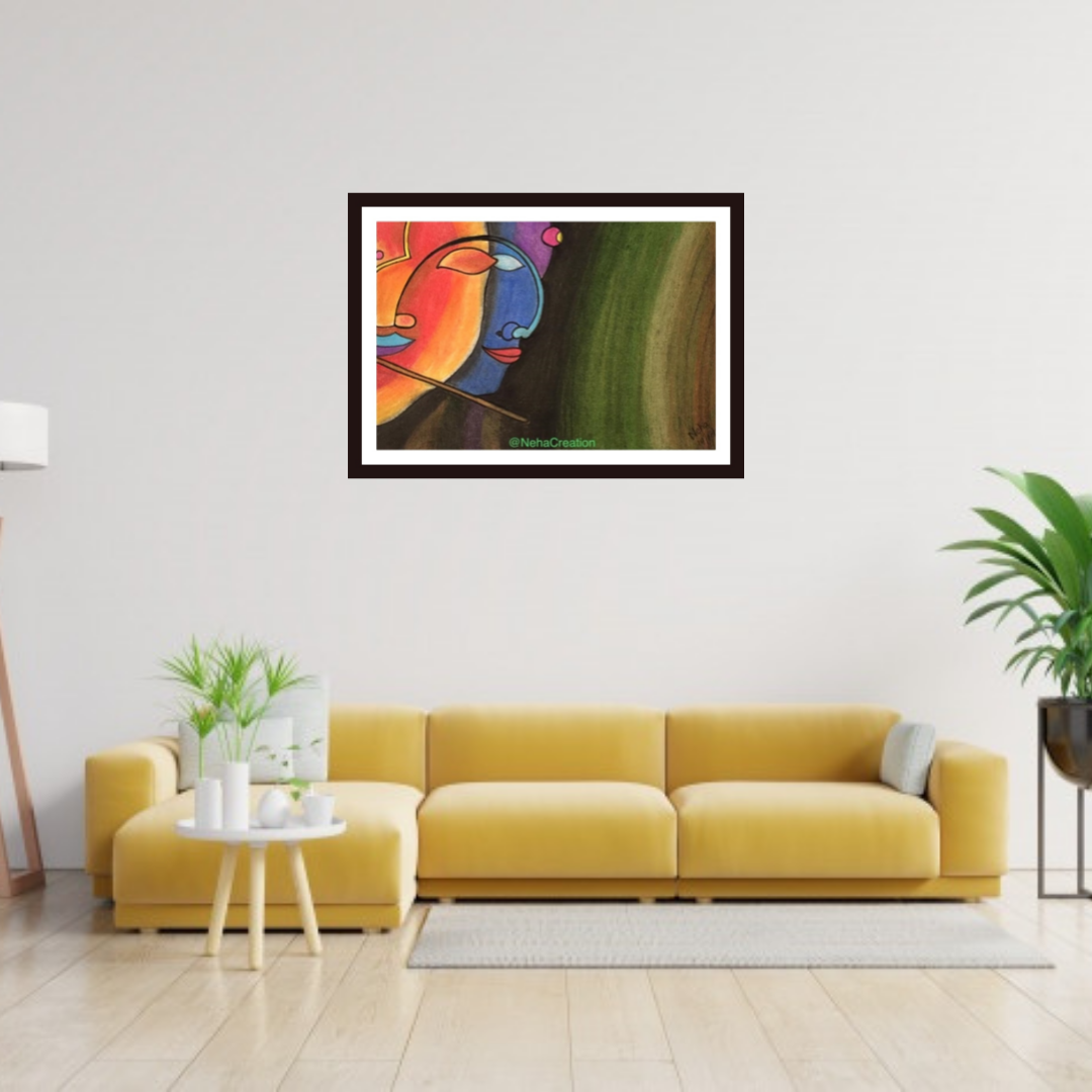 Radhe- Krishna art