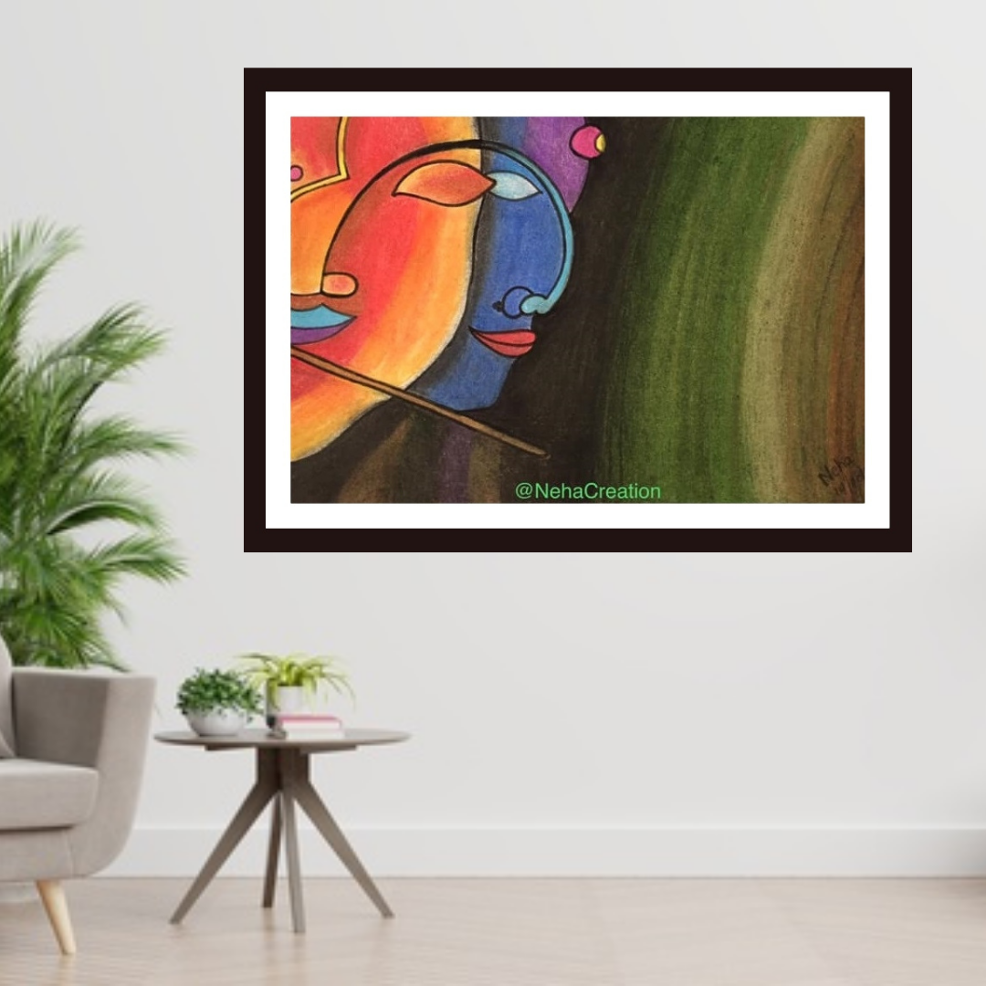 Radhe- Krishna art