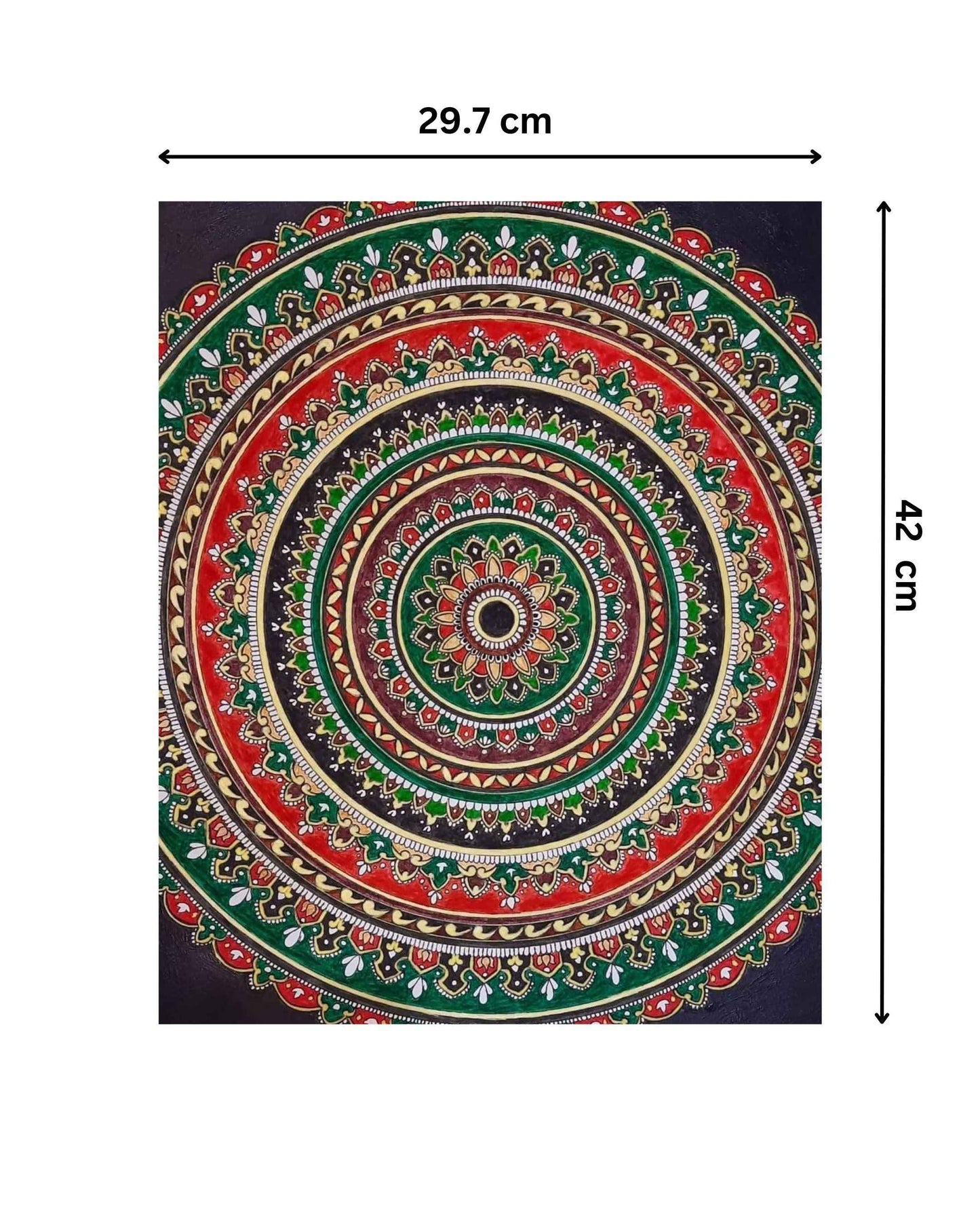 Big Ornate Mandala Painting