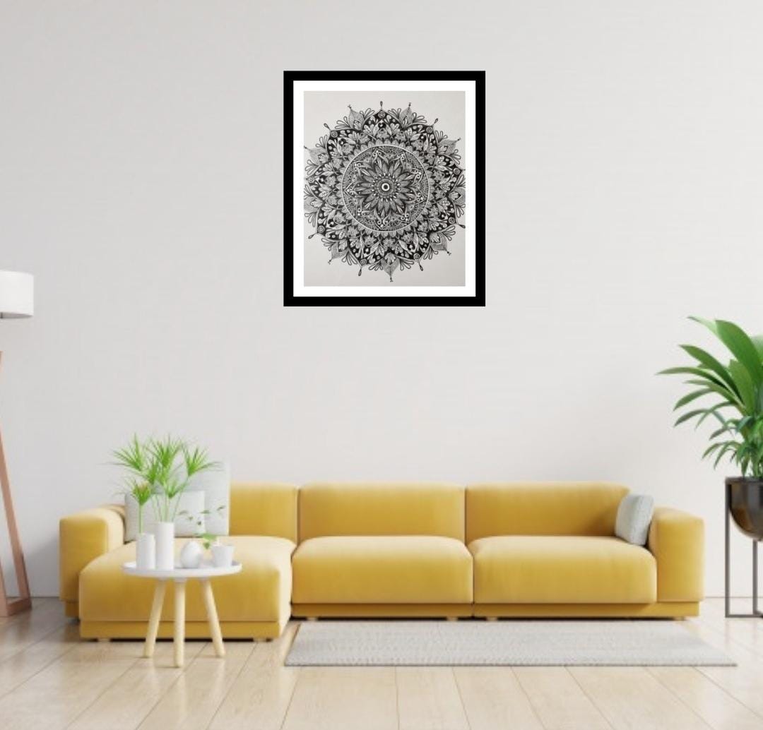 Intricate Mandala Painting