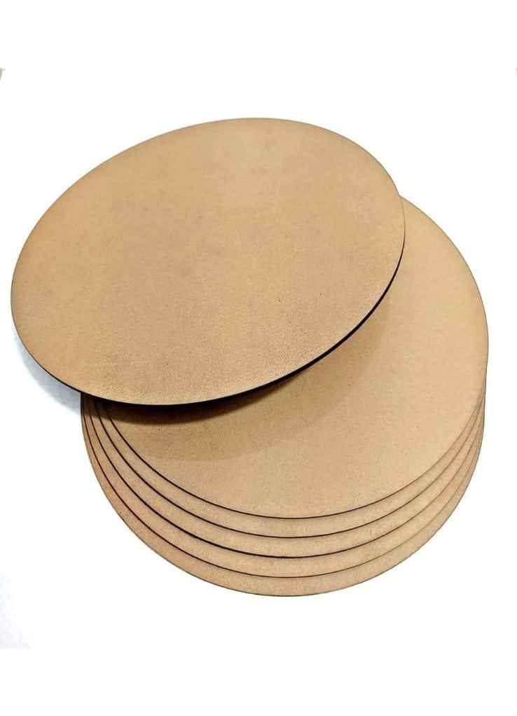 MDF DIY Coaster - 4", 4 mm (12 Piece)