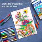 Brush Pens set 14 shades- DOMS