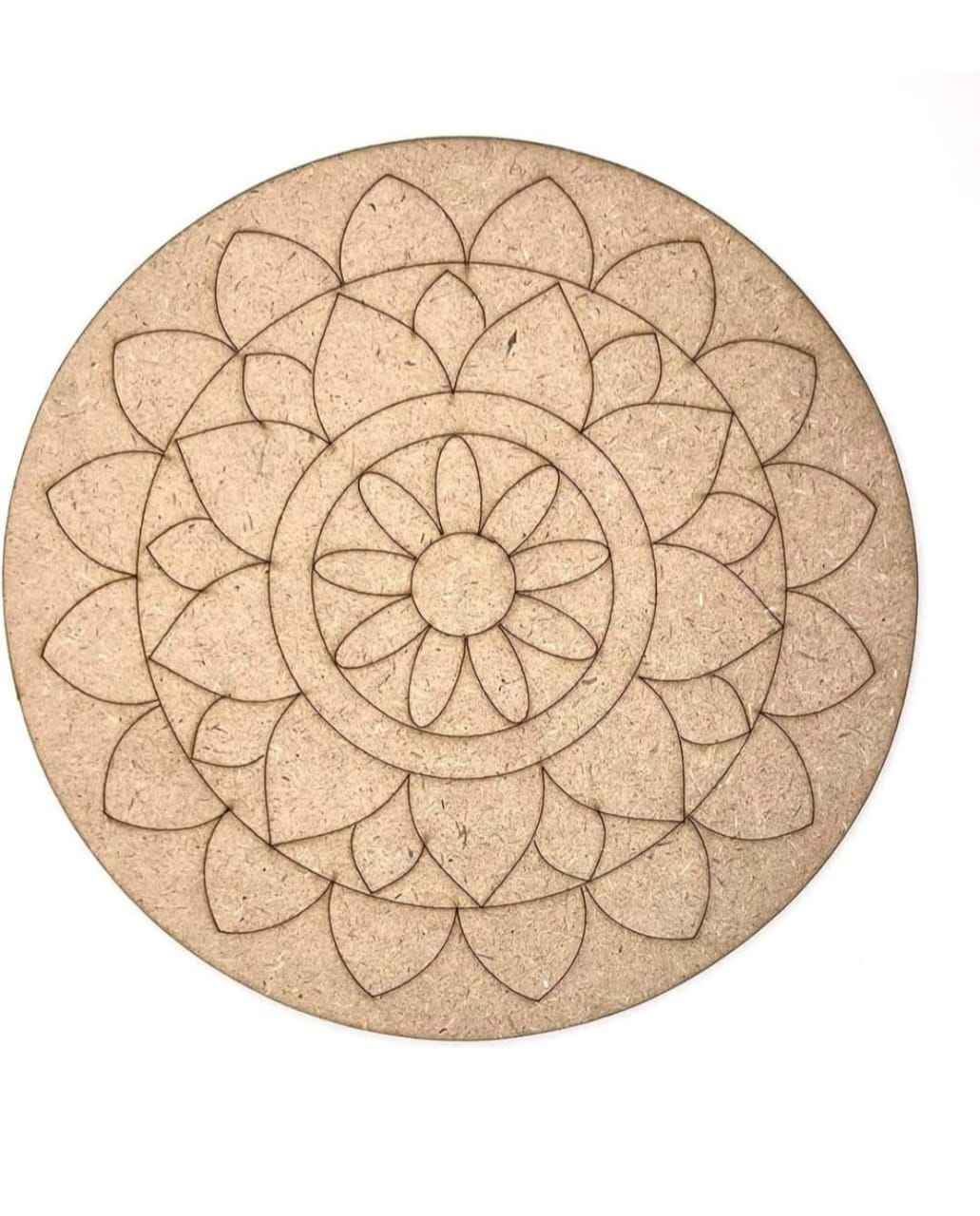 Mandala MDF Base for DIY