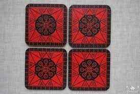 MDF DIY Coaster Square- 3.5"(6 Piece)