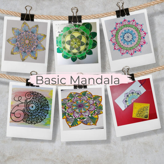 Certified mandala artist creating detailed mandala artwork in India