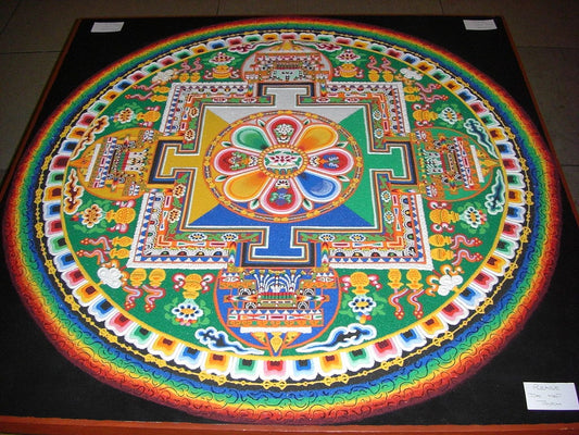A mandala art design.