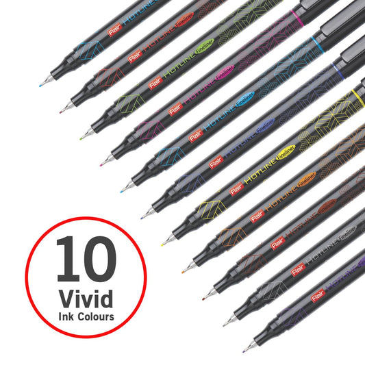 How to use Hotliner Metal Tip Fineliners?
