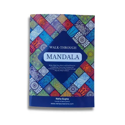 A cover page of a book titled Walk-throght Mandala.