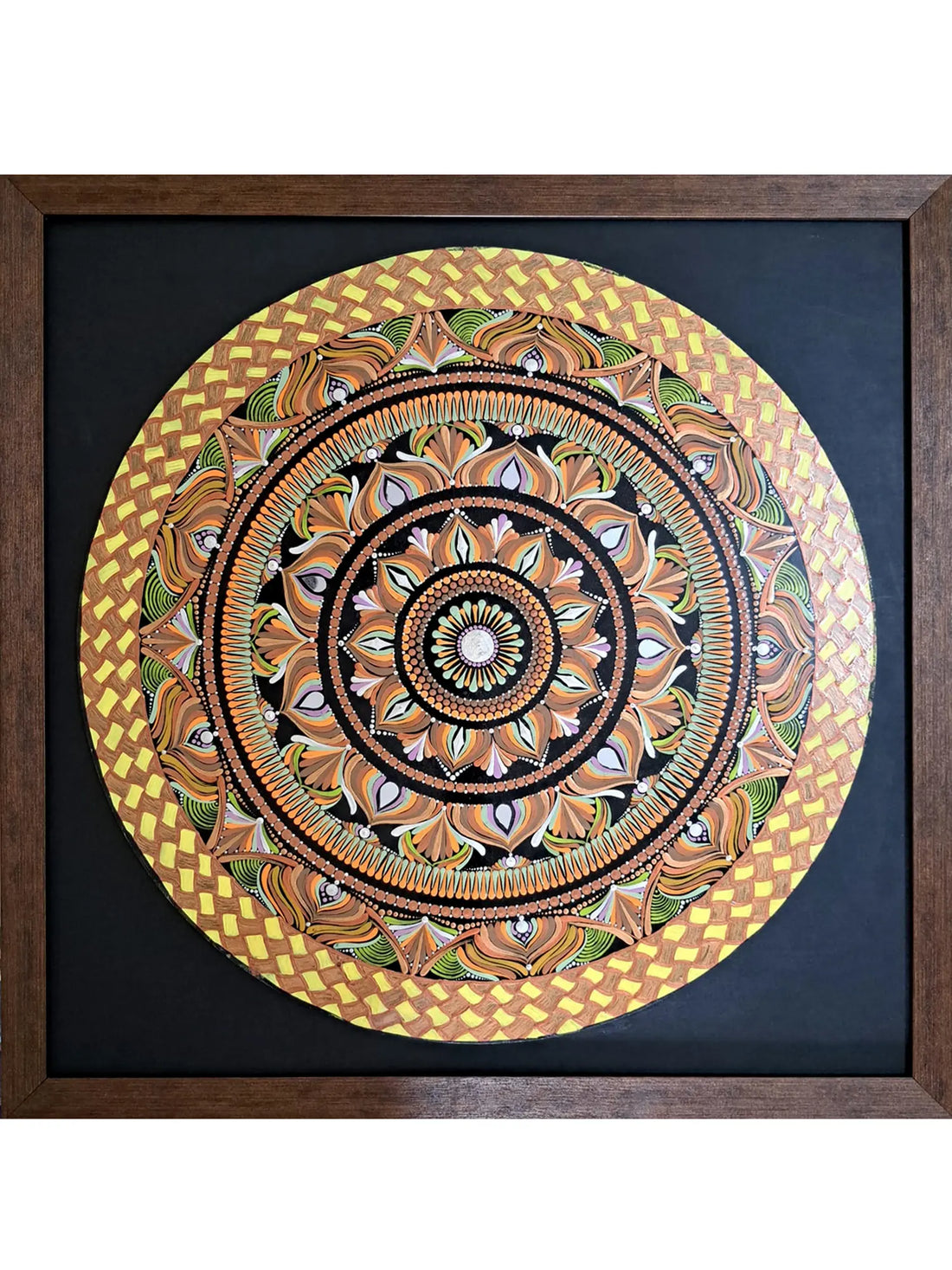 A tehzip mandala design.
