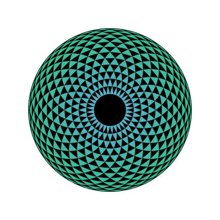 A torus mandala design.