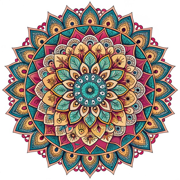 Artist conducting an online mandala art workshop