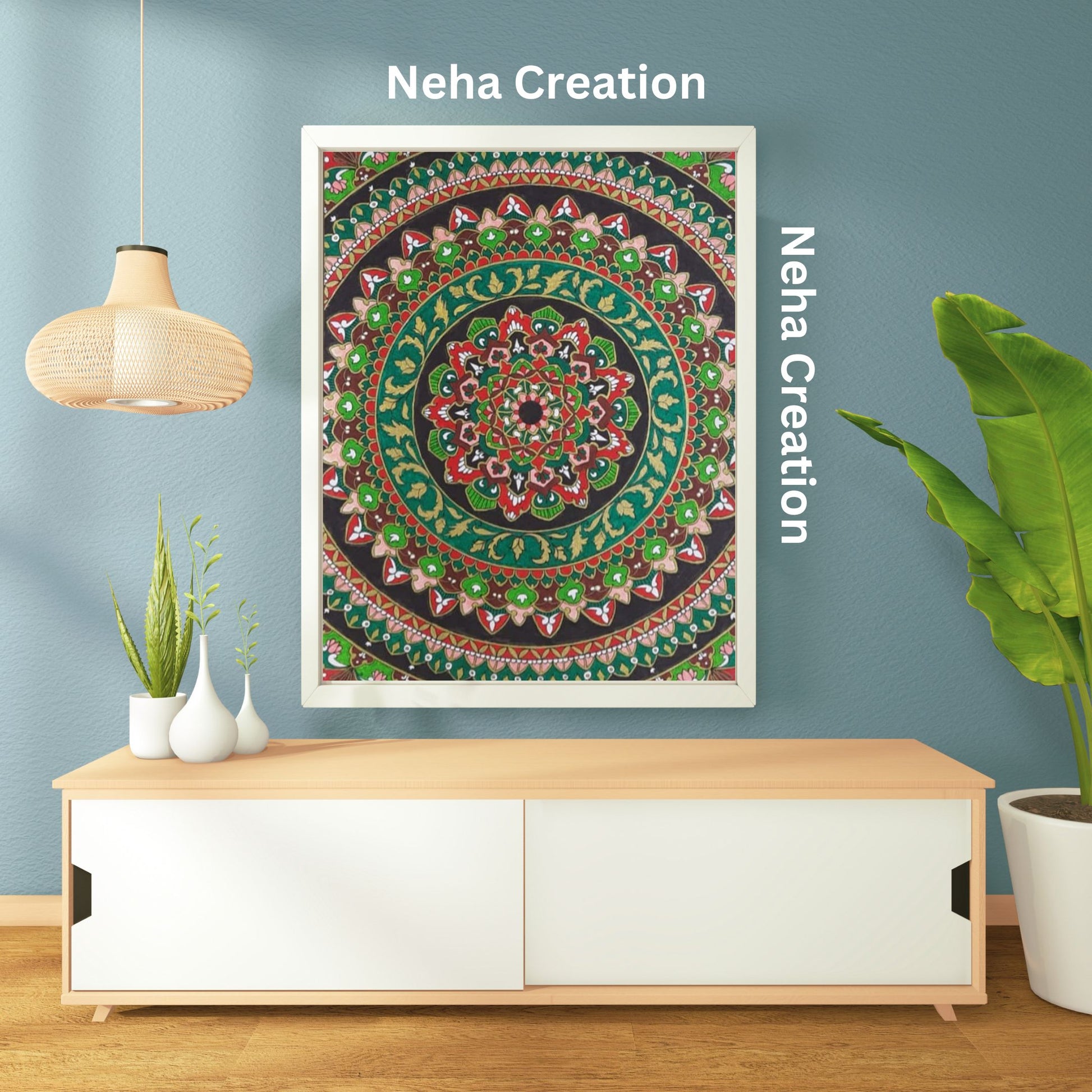 Ornate Mandala Painting