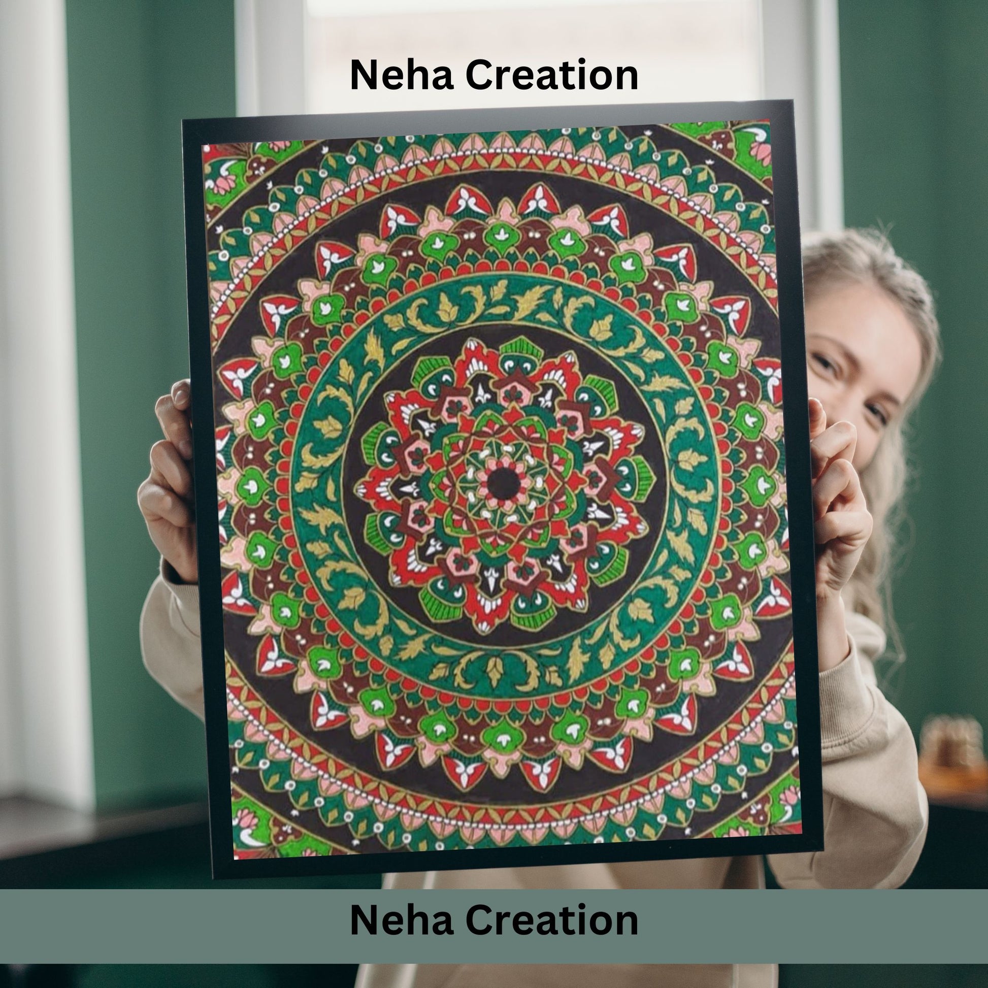 Ornate Mandala Painting