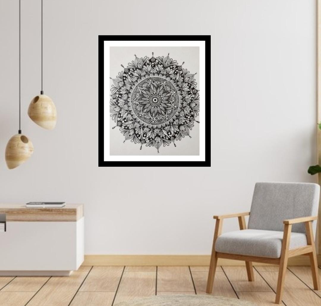 Intricate Mandala Painting