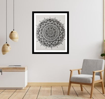 Intricate Mandala Painting