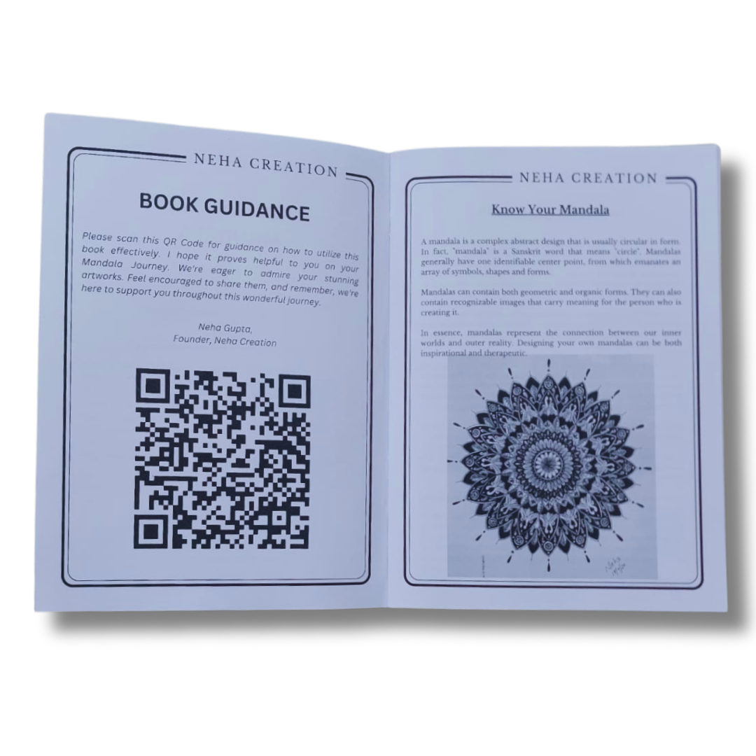 mandala learning and coloring Book