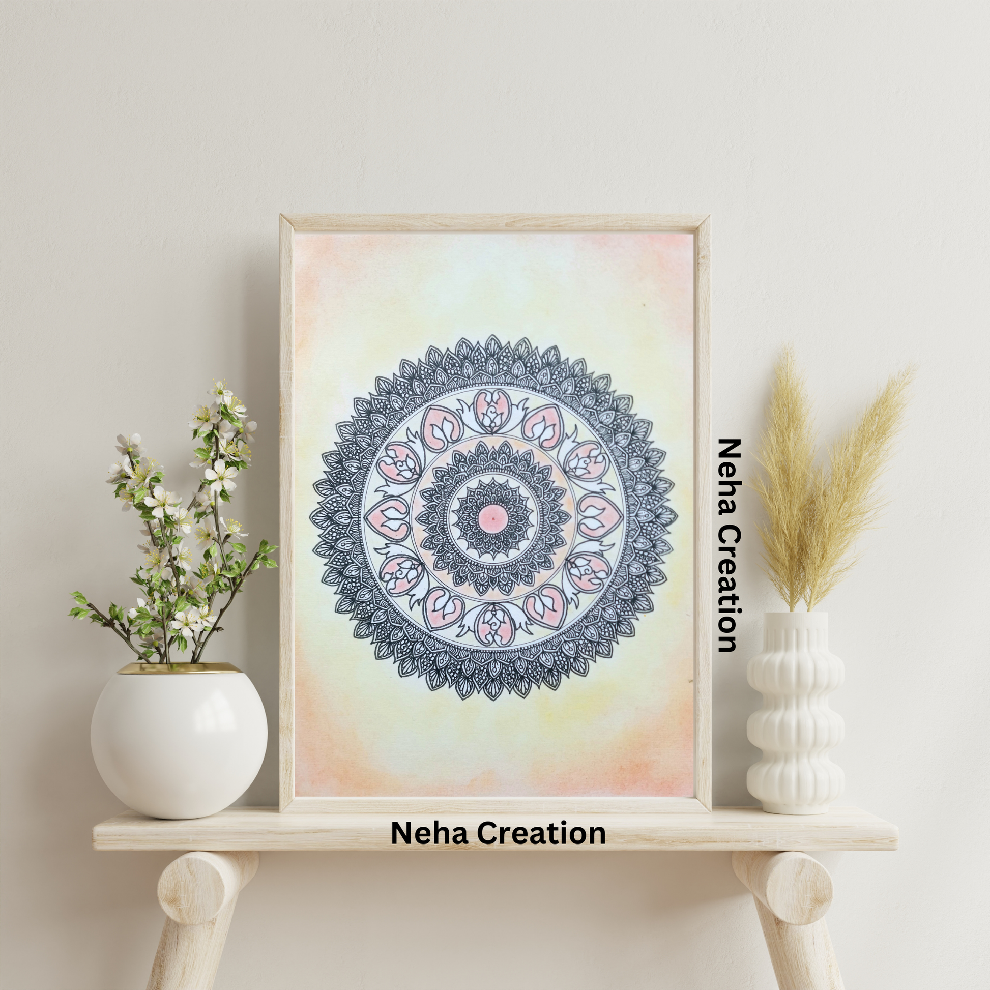 Intricate Tezhip Mandala