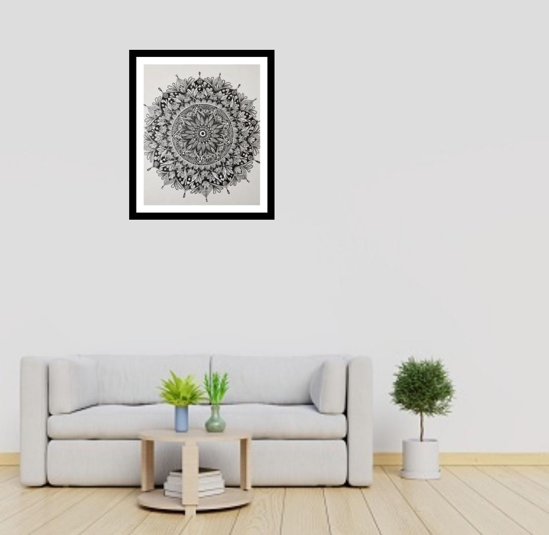Intricate Mandala Painting