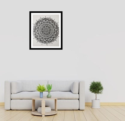 Intricate Mandala Painting