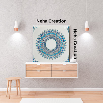 Shades Of Blue mandala 