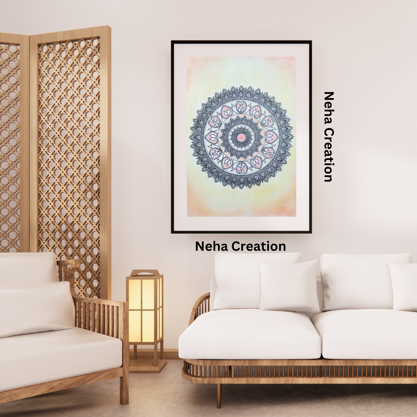 Intricate Tezhip Mandala