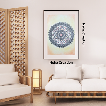 Intricate Tezhip Mandala
