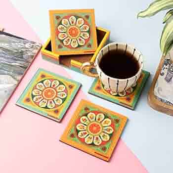 MDF DIY Coaster Square- 3.5"