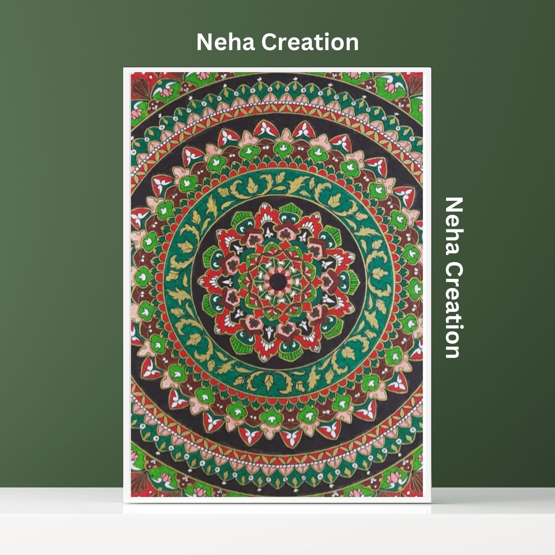 Ornate Mandala Painting