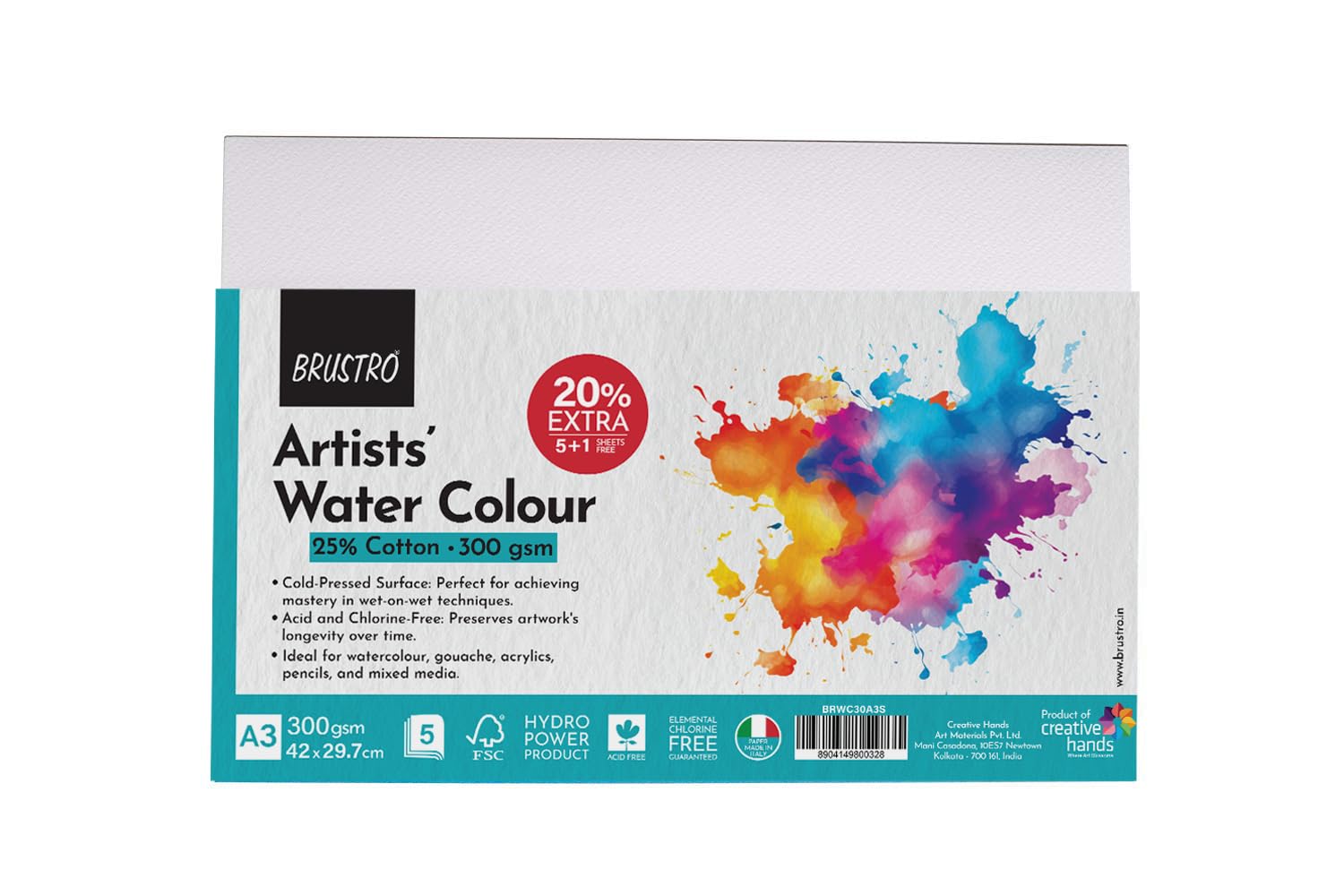 Watercolor Cold Pressed Paper 300gsm A3