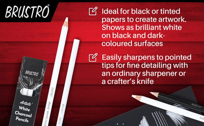 White  Pencil White Eraser 