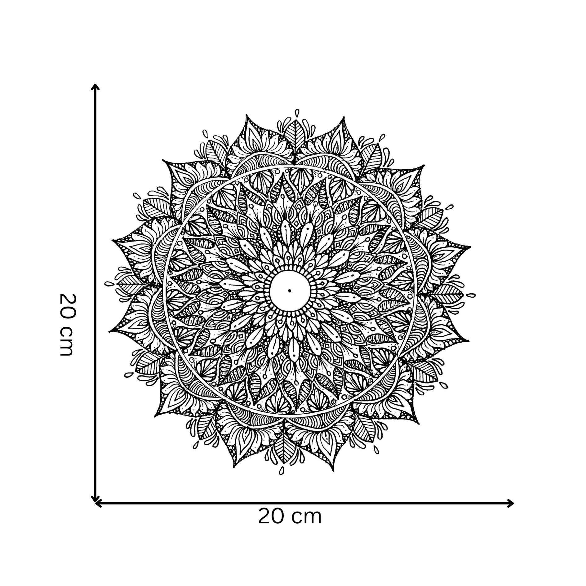 The beauty of the Lotus Intricate Mandala