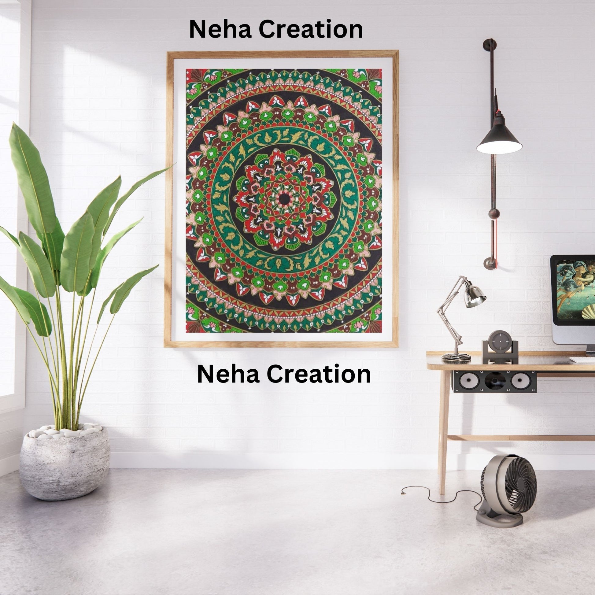 Ornate Mandala Painting
