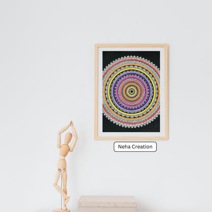 Rainbow  Intricate Mandala