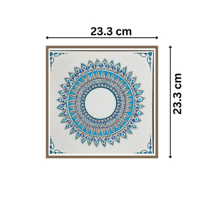 Shades Of Blue mandala 