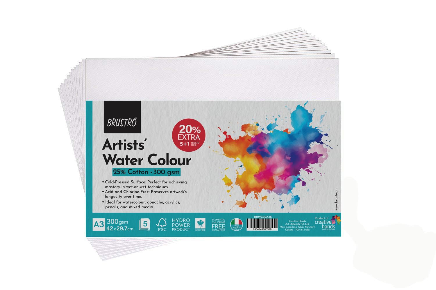 Watercolor Cold Pressed Paper 300gsm A3